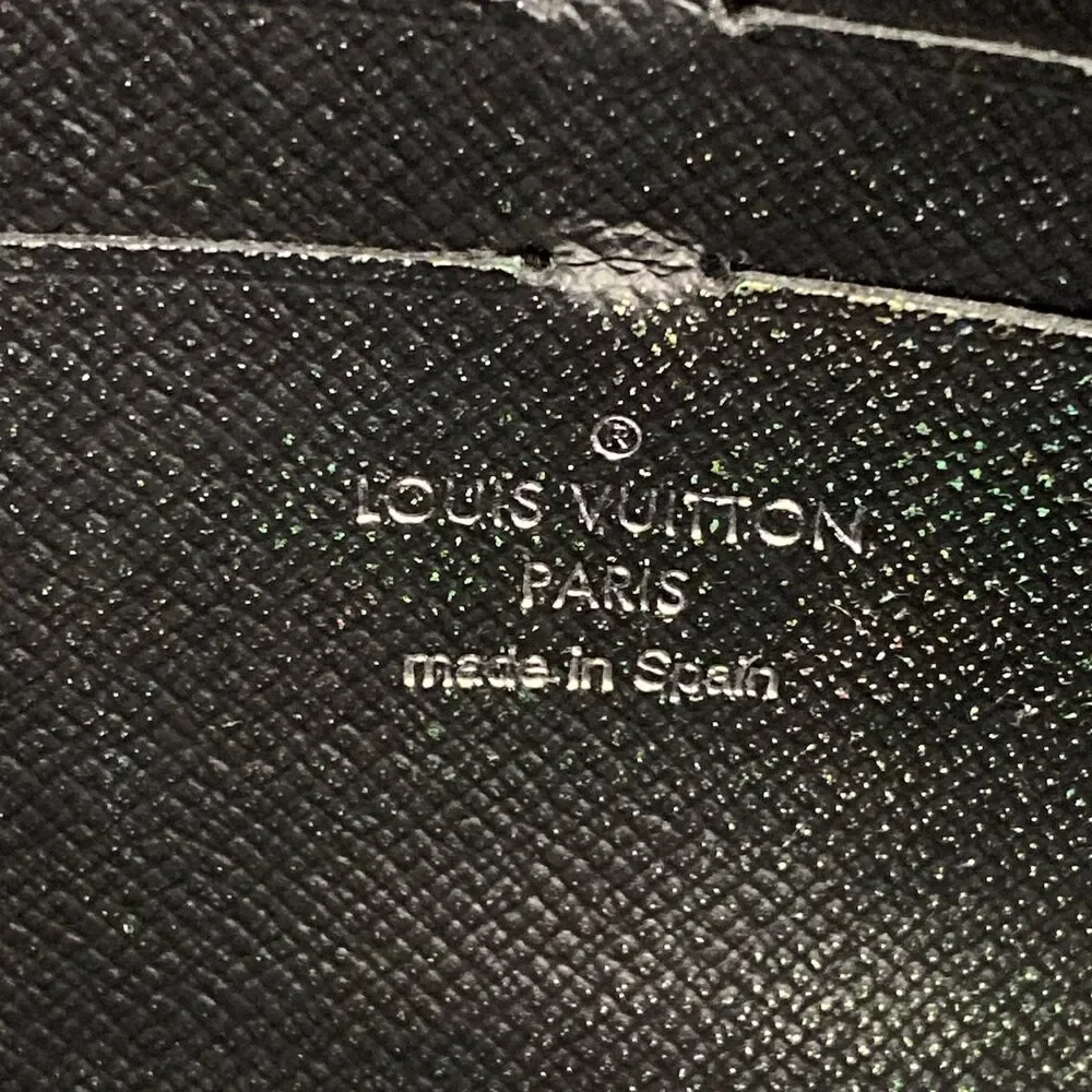 Louis Vuitton Alpha Clutch Bag N60182 Dark Gray Black